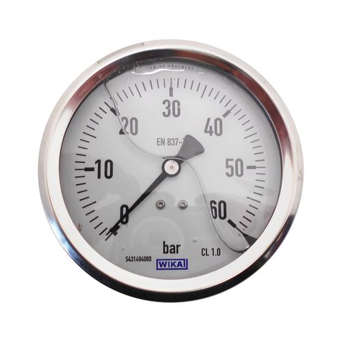 GLYCERIN FILLED GAUGE Φ100mm BACK CONNECTION 1/2