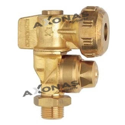 BRASS SINGLE NOZZLE HOLDER WITH ANTIDRIP VALVE