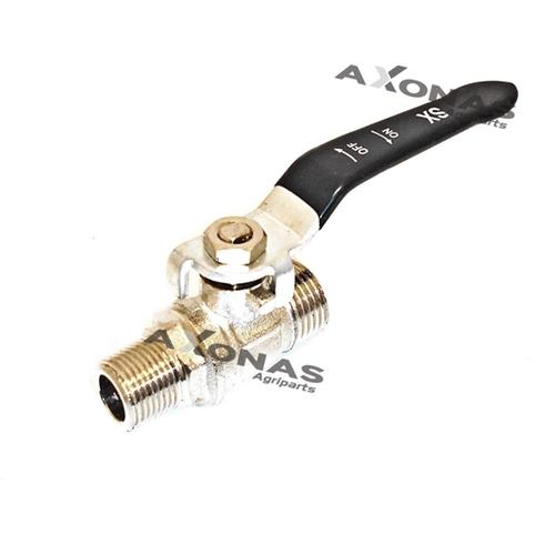 BALL VALVE WITH LEVER 1/2"-1/2" RIGHT