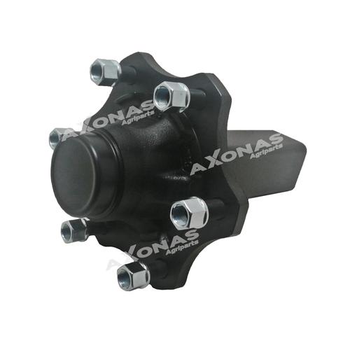 WHEEL HUB 70x70 SQUARE AXLE 6 BOLTS 400mm