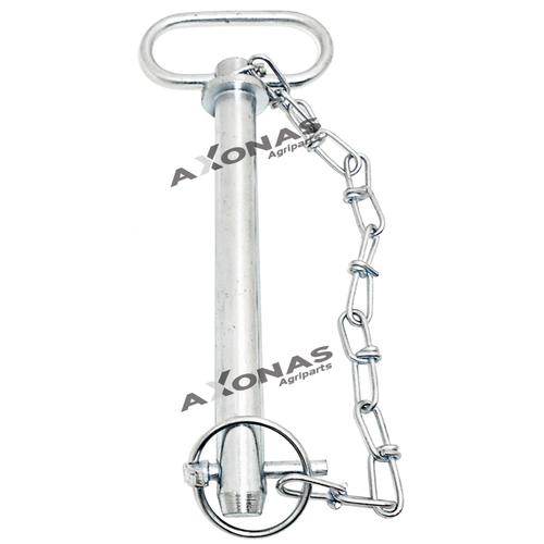 HITCH PIN WITH LINCH PIN & CHAIN 38X165mm