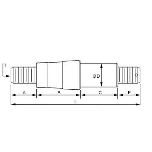 LOWER LINK SHAFT MF- FORD