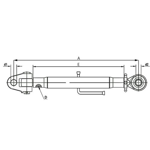 ΡΑΝΤΑΡ ΜΕ ΑΡΘΡΩΣΗ 30Χ3 min-max 620-880