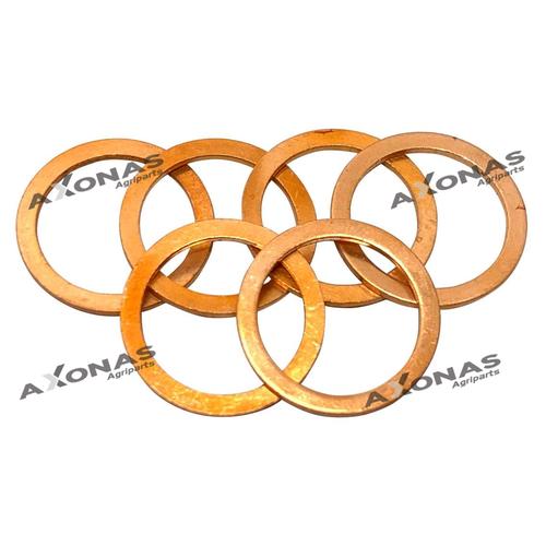 COPPER WASHER 4X8X1mm