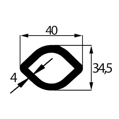 INNER LEMON TUBE 30HP 40.1X34.5X4 CHINESE