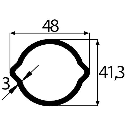 ΣΩΛΗΝΑΣ ΔΙΓΩΝΟΣ 30ΗΡ ΕΞΩ 48Χ41.3X3 ΚΙΝΑΣ