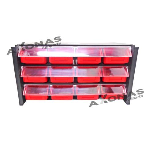 PLASTIC DRAWER 12 DRAWERS