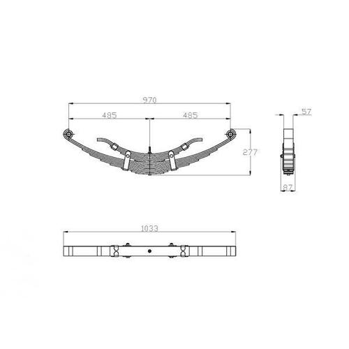 ΣΟΥΣΤΑ ΠΛΑΤΦΟΡΜΑΣ ΔΙΠΛΗ 10+6 ΦΥΛΛΑ 70x10mm