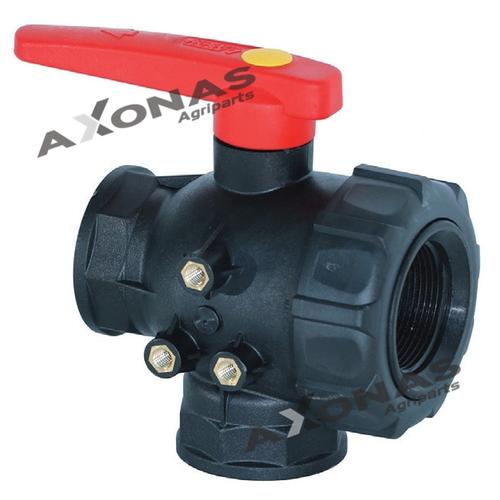 3 WAY BALL VALVE (G1 1/2'') STANDARD LEVER