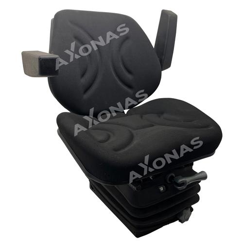 TRACTOR SEAT - MECHANICAL SUSPENSION & FOLDABLE ARMREST - CLOTH